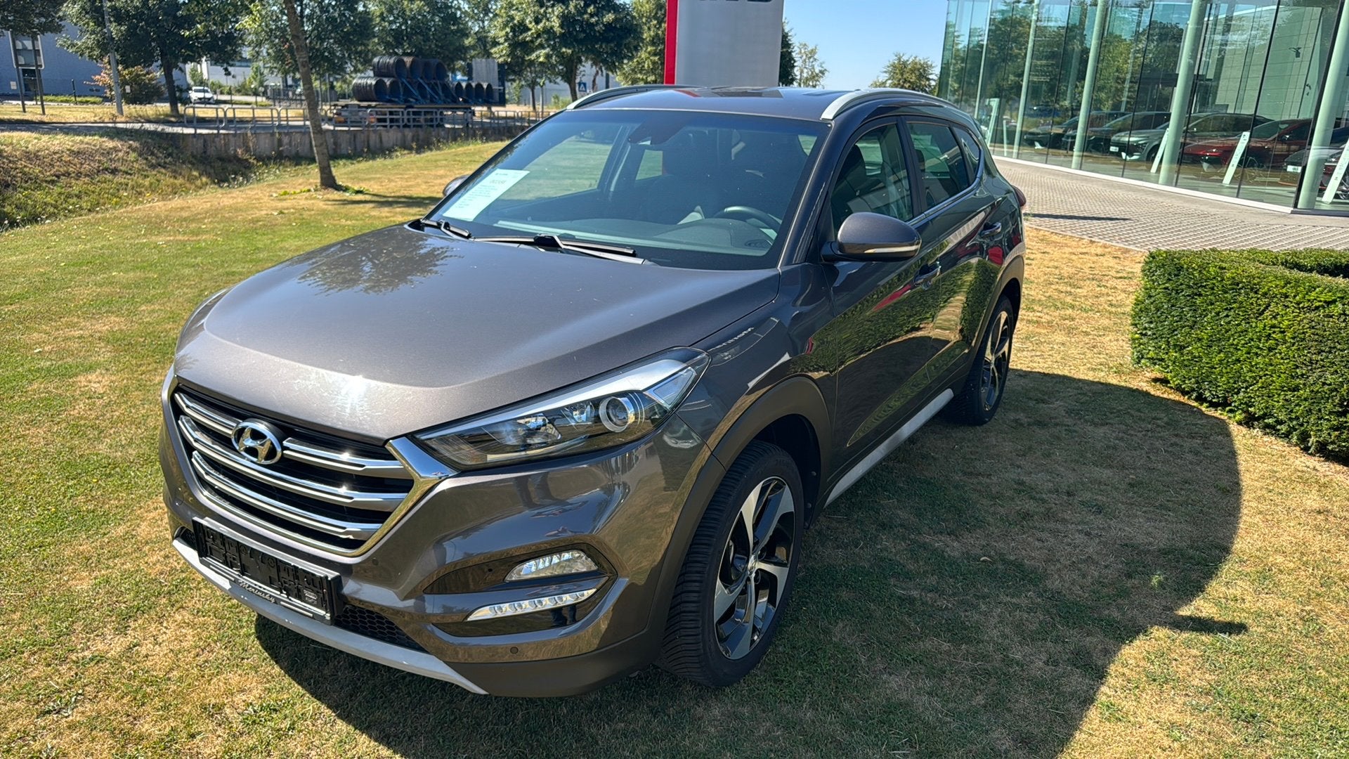 Hyundai Tucson Premium Pluspack Benzine manueel, Auto's, 4 cilinders, Bruin, 1600 cc, Leder