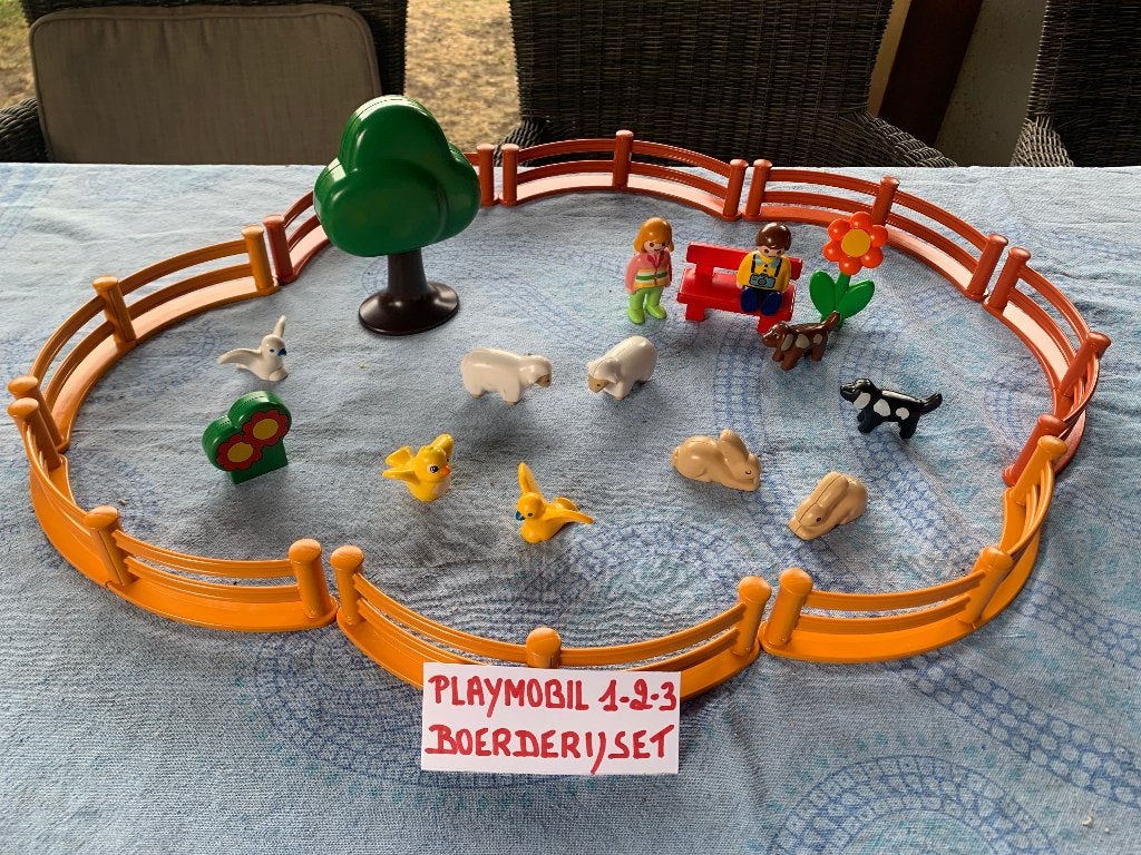 PLAYMOBIL 1-2-3: BOERDERIJSET, Enfants & Bébés, Jouets | Playmobil, Comme neuf, 1.2.3, Enlèvement ou Envoi