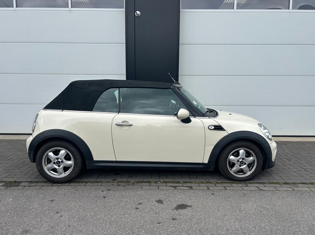 Mini Cooper D Cabrio 1.6 D / Cabrio, Auto's, Mini, Euro 5, Stof, Zwart, Overige kleuren