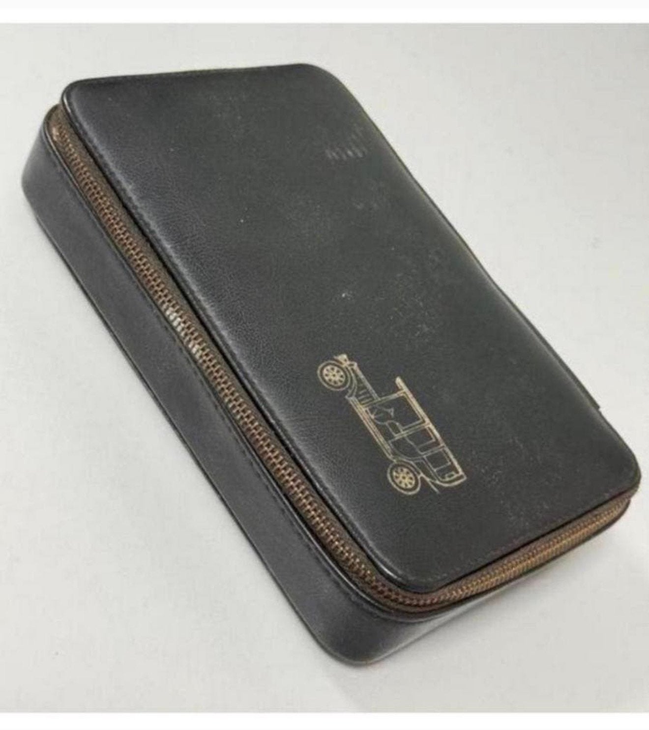 Trousse à outils pour voiture en cuir, kit d'outils anglais, Enlèvement ou Envoi