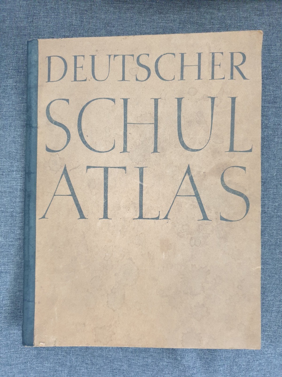 DEUTSCHER SCHULATLAS 1943 met Lebensraum kaarten Nazi Duitsl, Boeken, Ophalen of Verzenden, Tweede Wereldoorlog, Gelezen