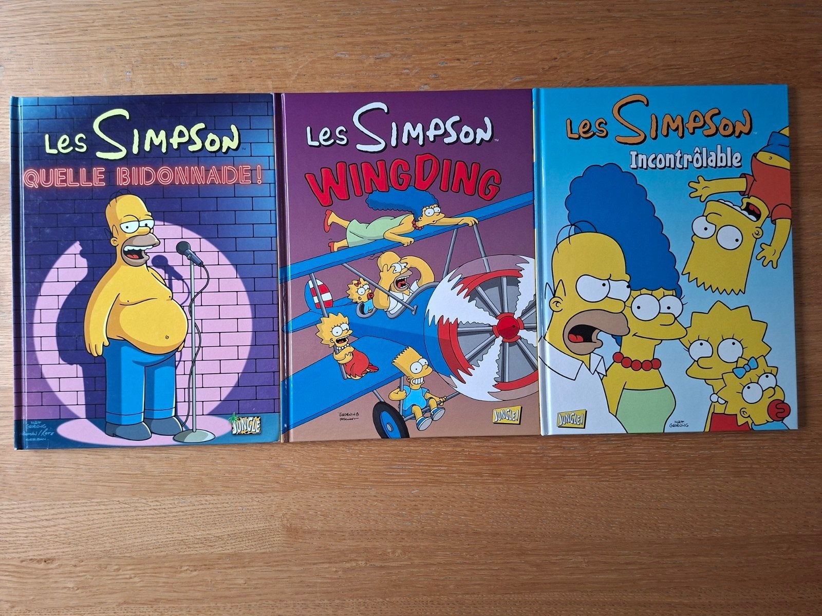 Set van 3 stripboeken The Simpsons - nieuwstaat, Meerdere stripboeken, Ophalen, Nieuw, Groening