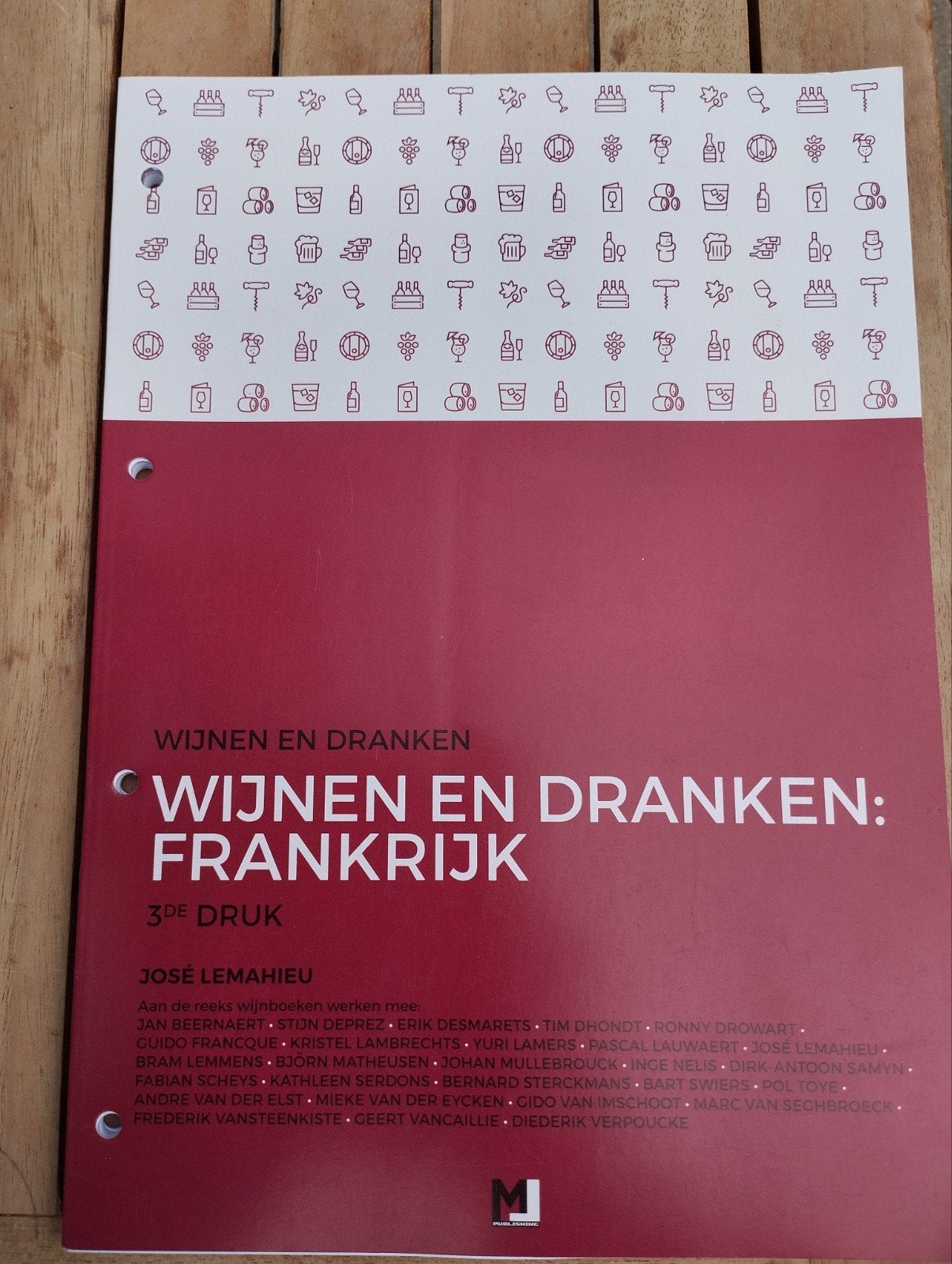 José Lemahieu - Wijnen en dranken: Frankrijk - 3de druk, Ophalen of Verzenden, Nederlands, José Lemahieu