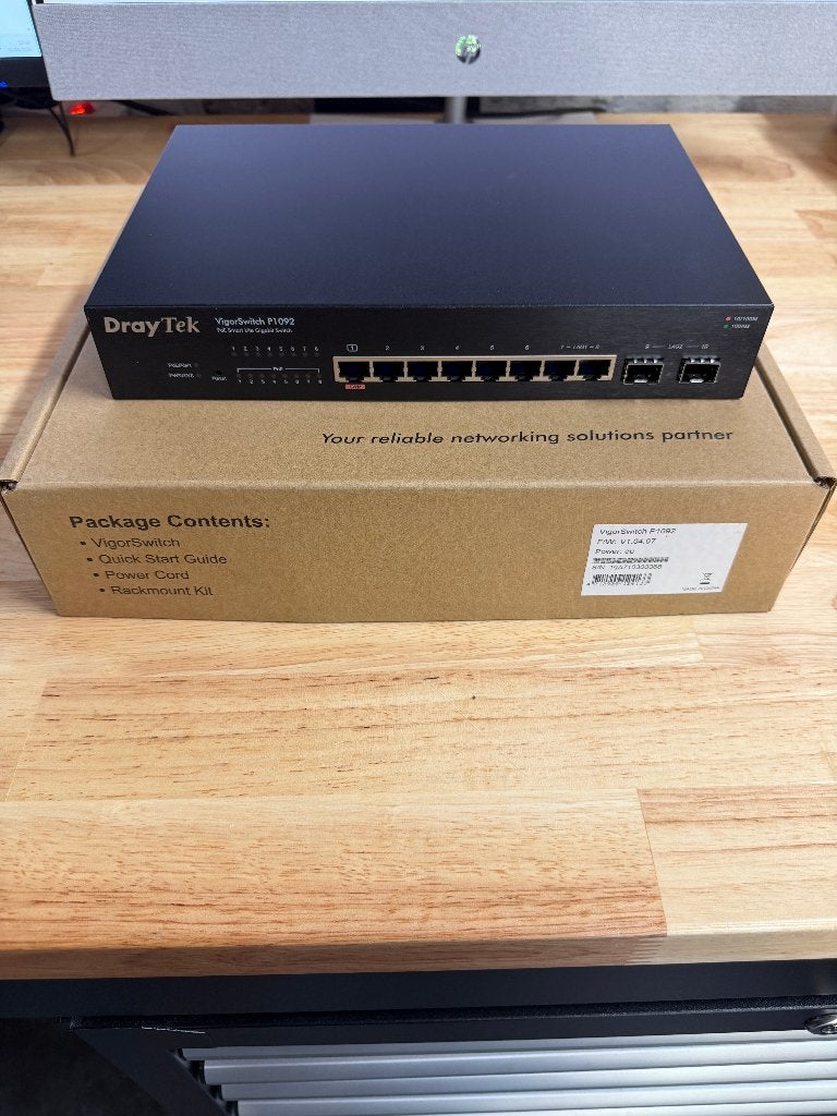 Switch netwerk, Envoi, Neuf