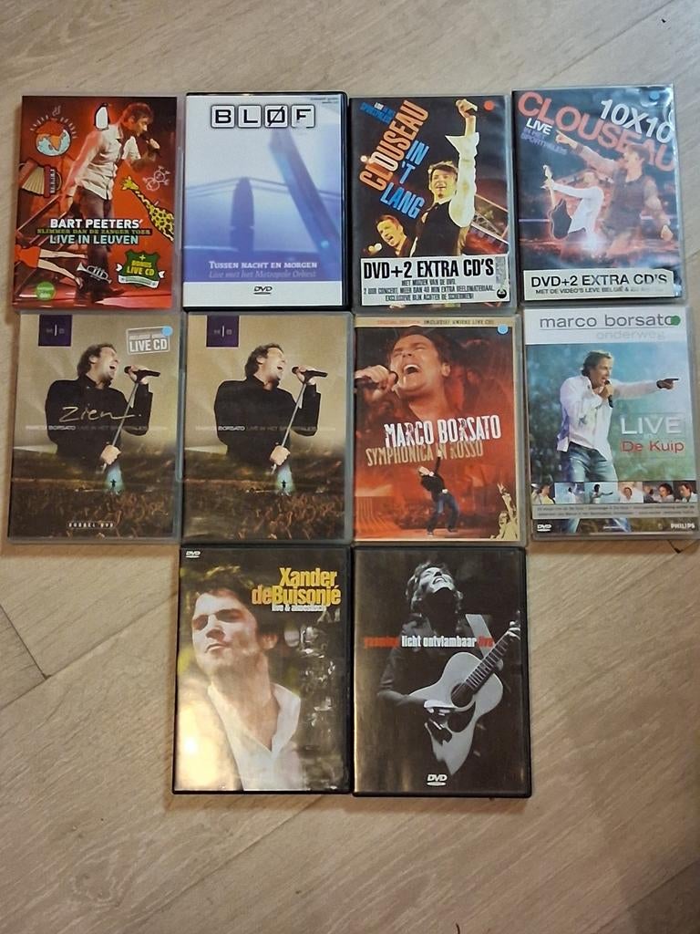 Muziek-dvd's met de beste Nederlandstalige artiesten, CD & DVD, DVD | Musique & Concerts, Comme neuf, Tous les âges, Enlèvement ou Envoi