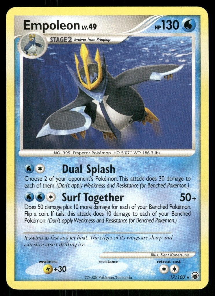 Empoleon 17/100 - Majestic Dawn, Envoi, Utilisé