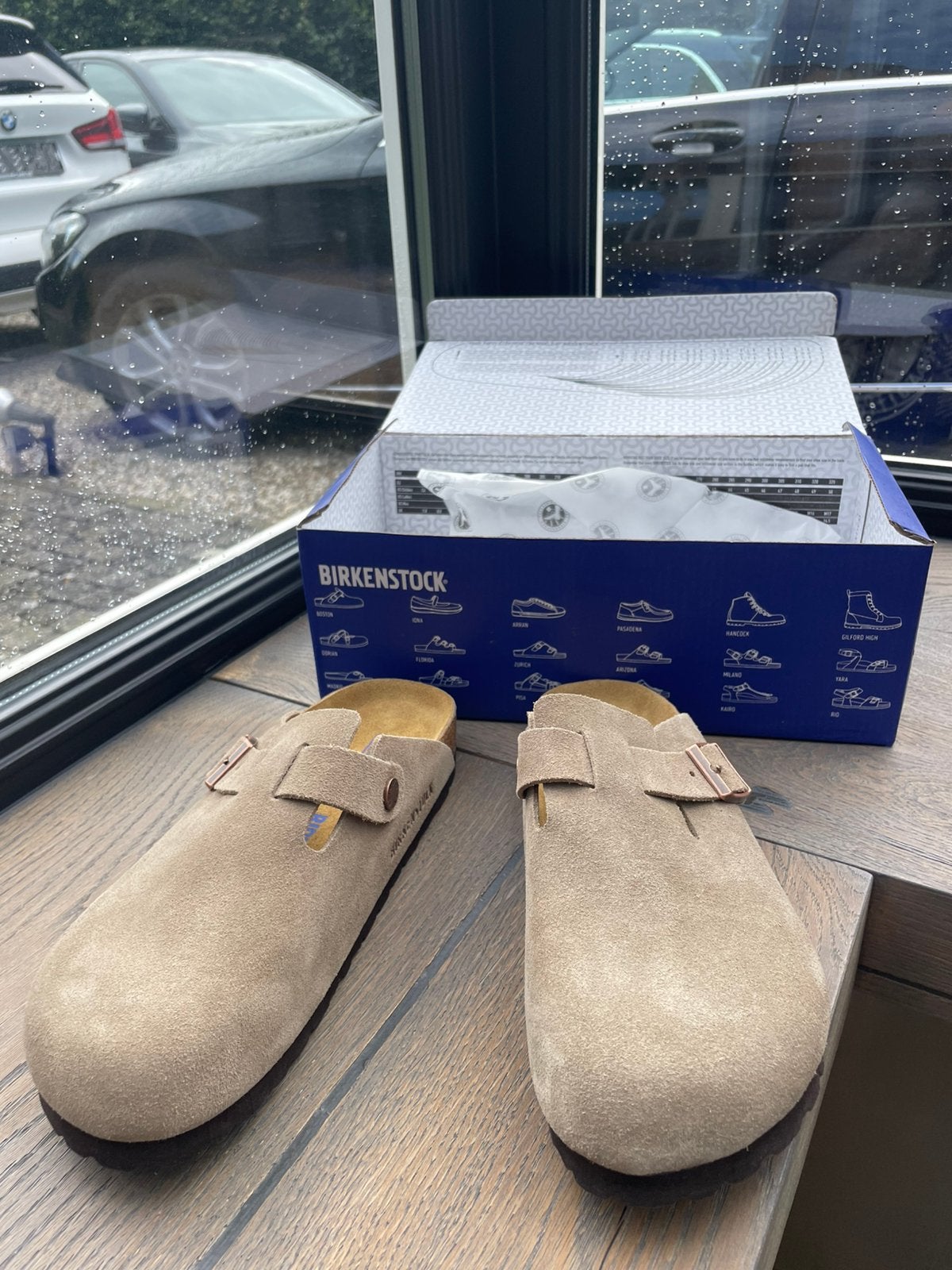 Birkenstock Boston Slippers (38), Ophalen of Verzenden, Zo goed als nieuw, Slippers