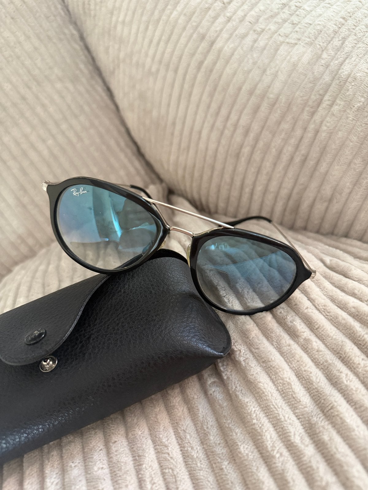 Rayban heren zonnebril, Ophalen of Verzenden, Zo goed als nieuw, Zonnebril, Ray-Ban
