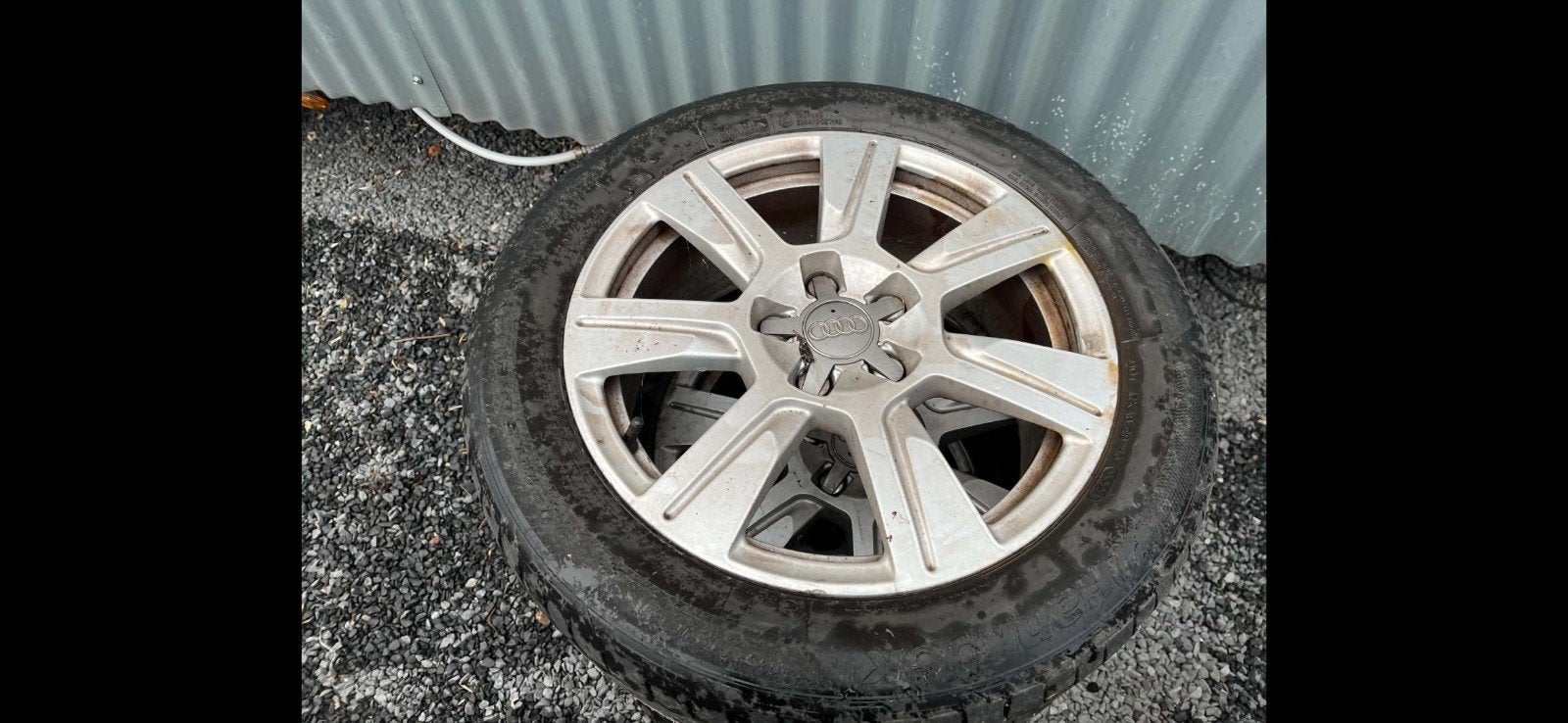 4 jantes Audi A6 d'origine avec pneus, Autos : Pièces & Accessoires, Enlèvement ou Envoi, Pneu(s)