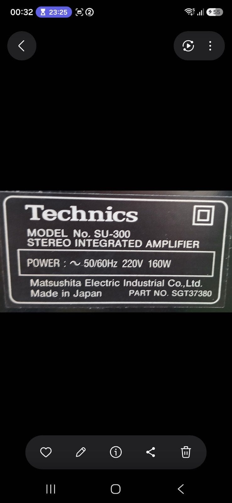 Technics SU-300 Stereo Geïntegreerde Versterker (Japan!), Ophalen, Stereo