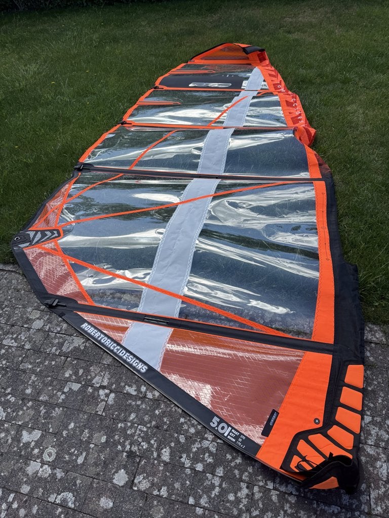 Windsurfzeil RRD compact Freeride MK1, 5 m2 van het Y25, Watersport en Boten, Windsurfen, Nieuw, Zeil, RRD, Minder dan 250 cm