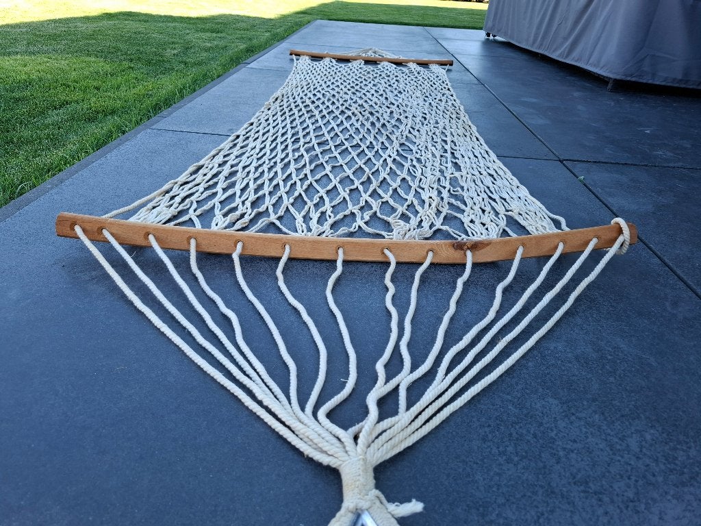 Hangmat macramé voor één persoon, Jardin & Terrasse, Hamacs, Neuf, Pliable, Une personne, Enlèvement