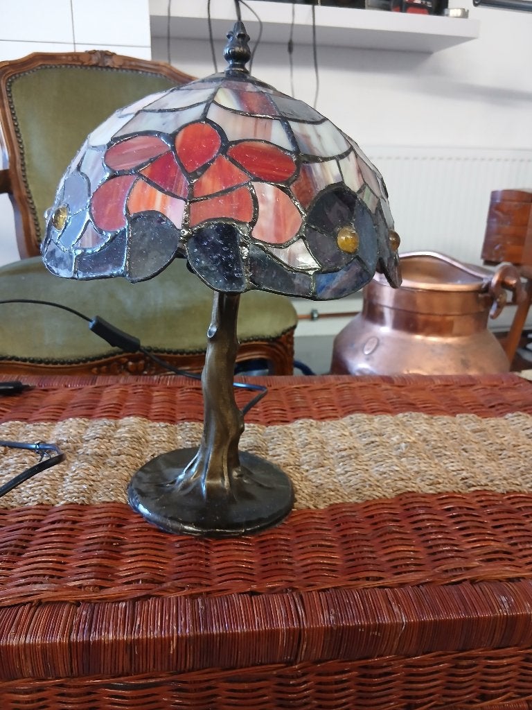 oude nachtlamp, Ophalen, Art deco, Meerkleurig, Nachtlamp