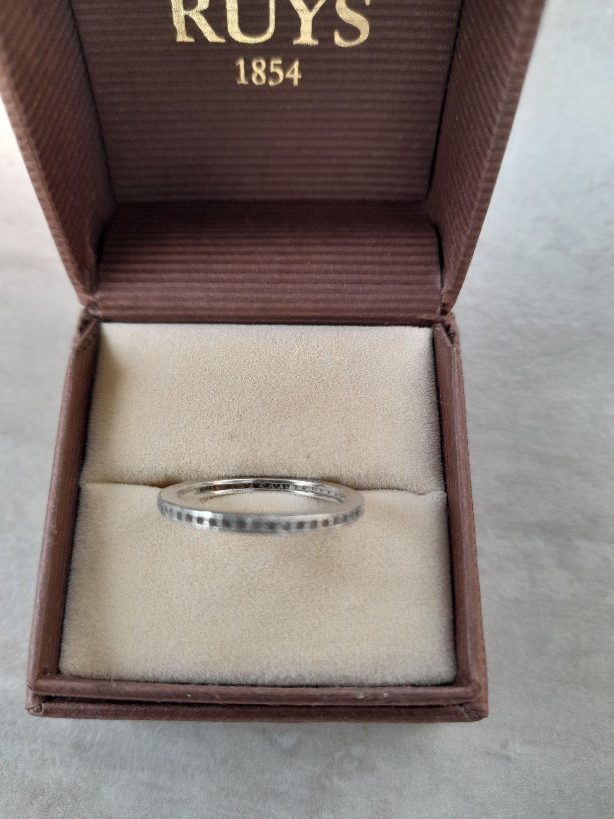 mooie kleine zilveren ring, Bijoux, Sacs & Beauté, Enlèvement ou Envoi, Argent, Argent
