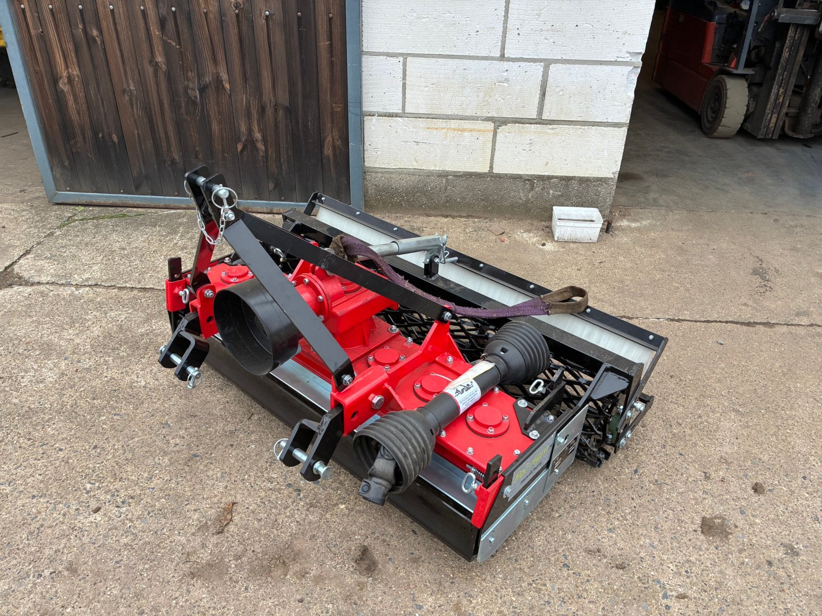 Rotoreg voor minitractor, Ophalen