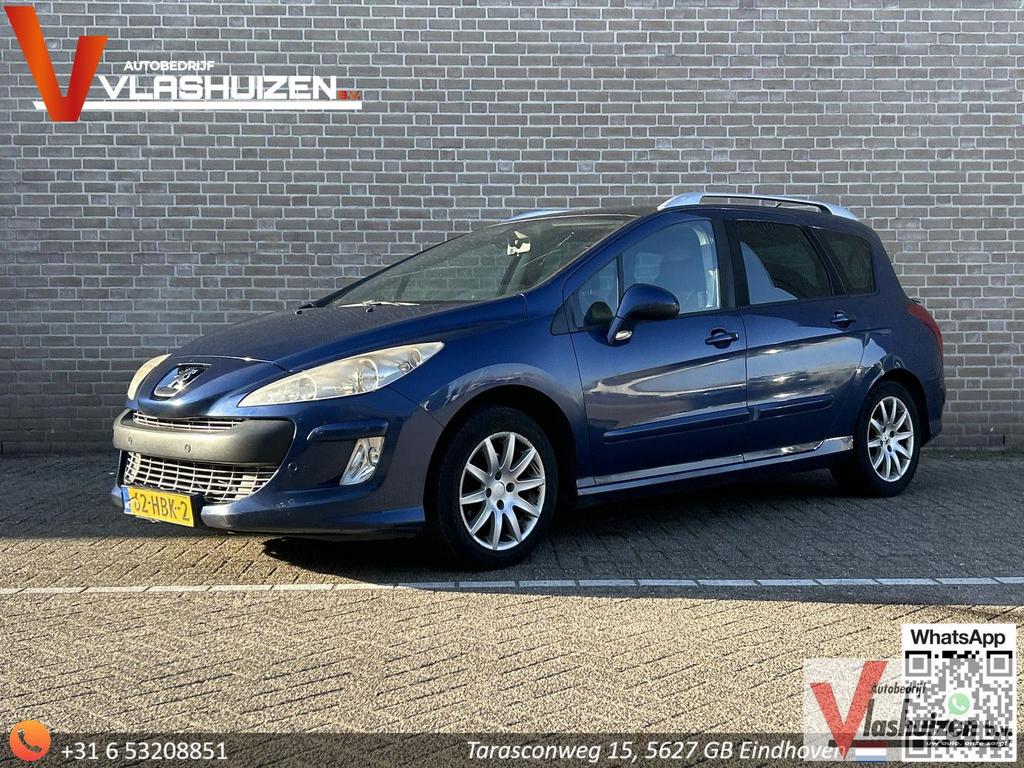 Peugeot 308 SW 1.6 HDiF XS | Climate | Cruise | Navi | PDC |, Auto's, Peugeot, Blauw, Bedrijf, Te koop, Startonderbreker