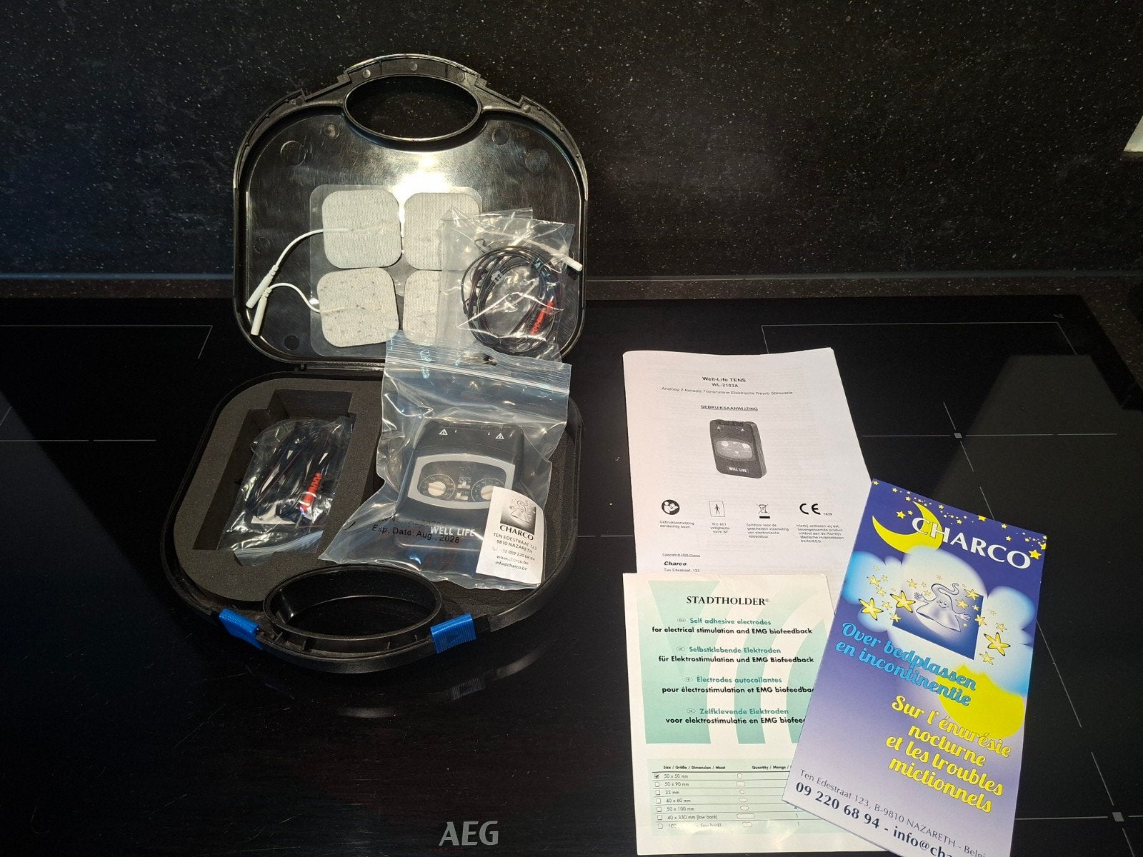 Well-life TENS WL-2103A, Ophalen