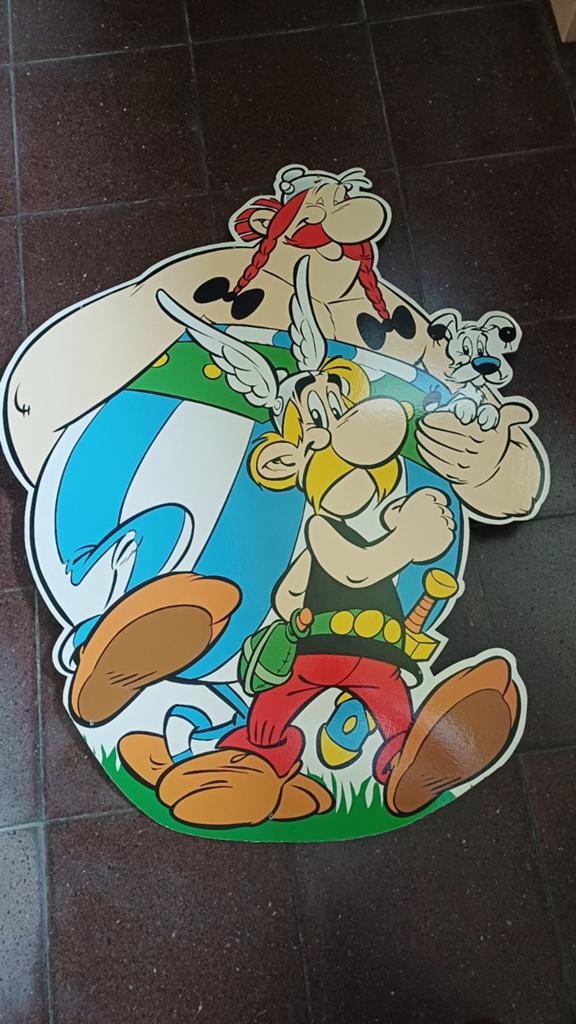 Joli poster - Assiette Astrix & Obelix, Collections, Efteling, Utilisé, Enlèvement ou Envoi