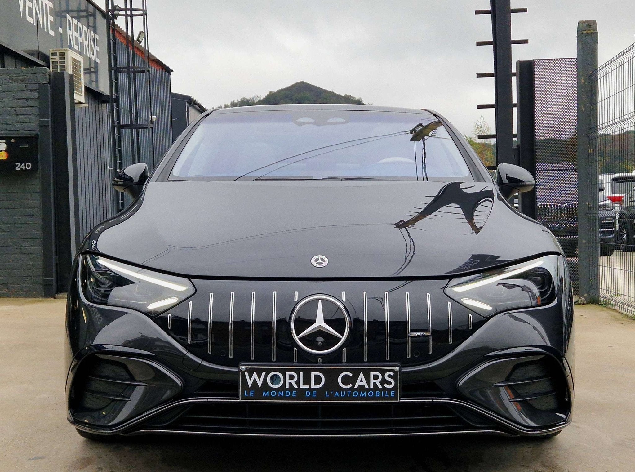 Mercedes-Benz EQE 43 EQE AMG 4 MATIC - TVAC/BTW-IN - MBUX HY, Autos, Cuir, Argent ou Gris, 4 portes, Entreprise