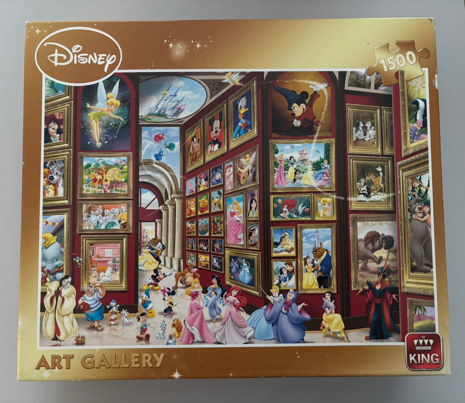 Puzzel Disney 1500 stukjes, Ophalen of Verzenden, 500 t/m 1500 stukjes, Zo goed als nieuw, Legpuzzel