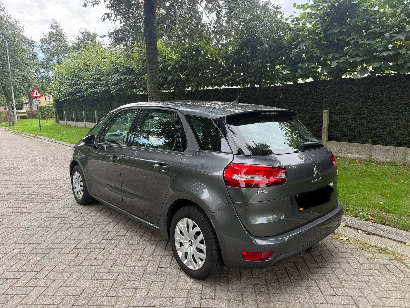 CITRÖEN C4 GRAND PICASSO 1.6i BENZINE BLANCO GEKEURD 2015 ✅, Autos, Argent ou Gris, Achat, Euro 6, Entreprise