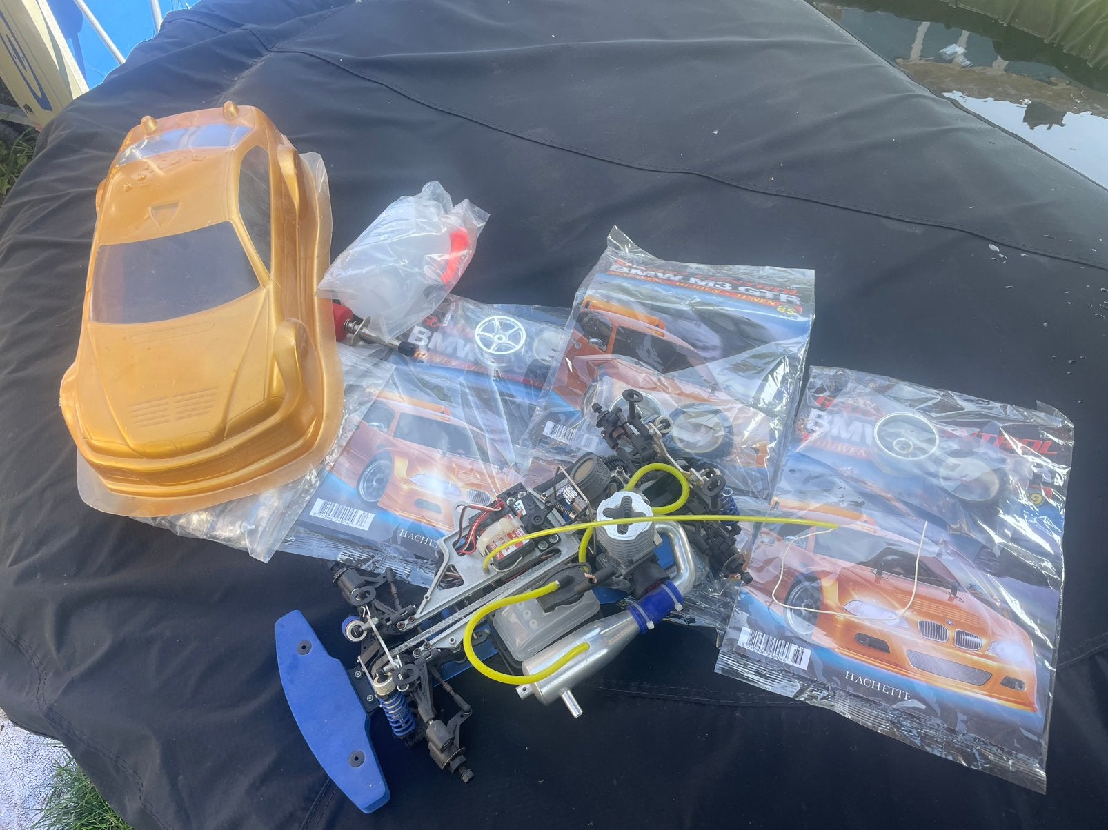 Rc nitro bmw m3 gtr nieuw!!!, Hobby en Vrije tijd, Ophalen, Nieuw, Schaal 1:10, Auto onroad