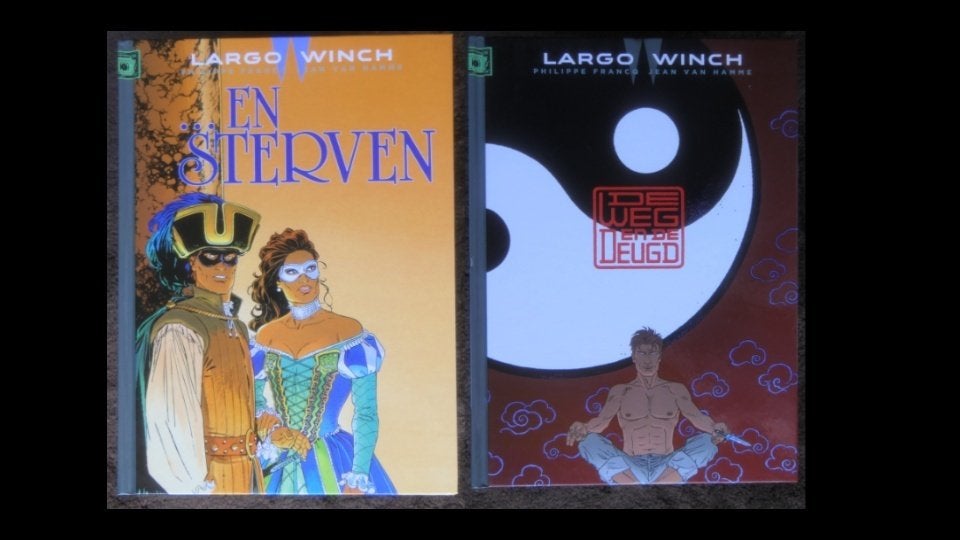 2 strips Largo Winch 10.En sterven 16.De weg en de deugd, Boeken, Stripverhalen, Ophalen, Philippe Francq & Jean van Hamme, Nieuw