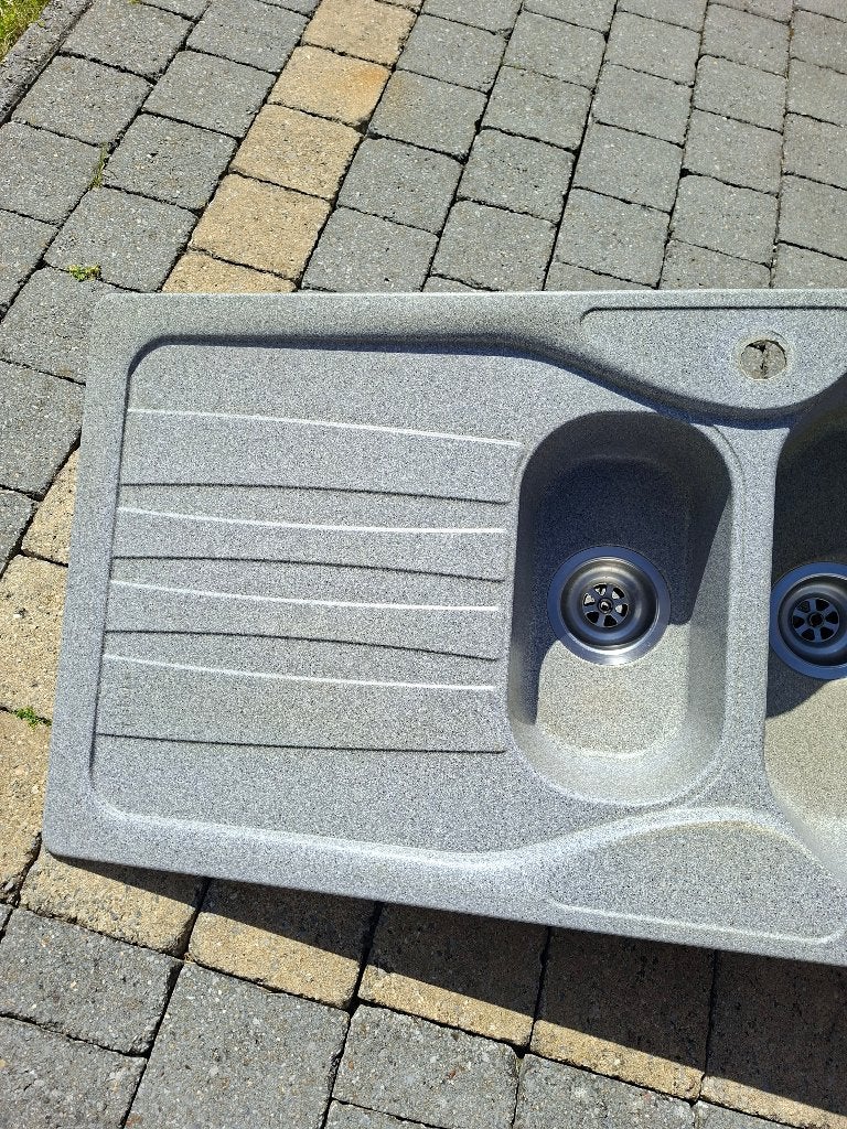 Spoelbak, Huis en Inrichting, Ophalen, Gebruikt, Grijs