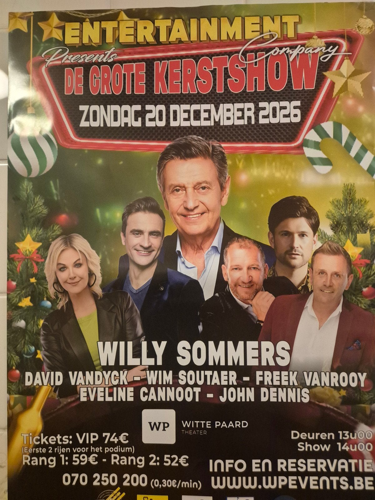 poster willy sommers, Verzamelen, Posters, Verzenden