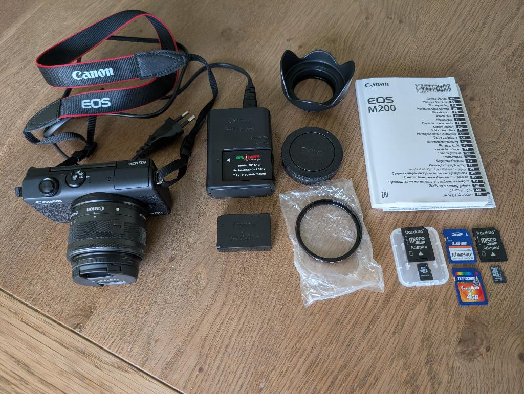 Canon EOS M200 – compacte systeemcamera, Audio, Tv en Foto, Canon, Compact, Ophalen of Verzenden, Zo goed als nieuw