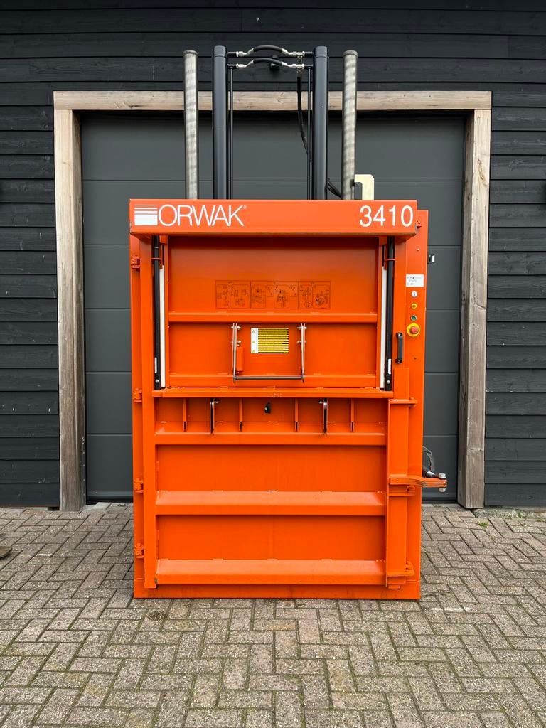 Orwak 3410SD | 24 ton | Papierpers | Balenpers | Plasticpers, Zakelijke goederen, Machines en Bouw | Overig, Ophalen of Verzenden