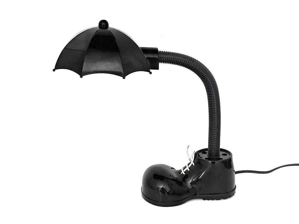 tafellamp schoen met paraplu, Verzamelen, Retro, Ophalen of Verzenden, Huis en Inrichting
