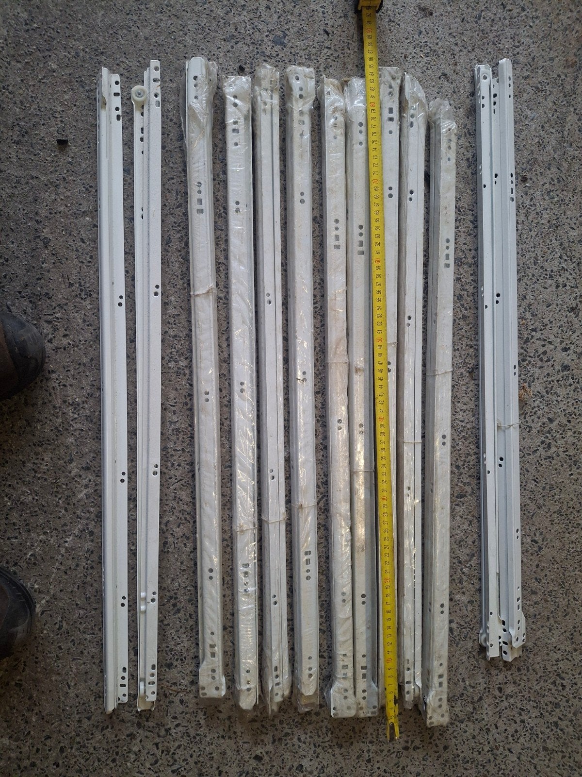 lade geleiders  wit, Ophalen, Nieuw, 50 tot 100 mm