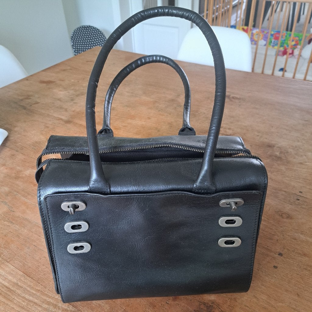 Gabor handtas, Handtassen en Accessoires, Tassen | Damestassen, Ophalen, Zo goed als nieuw, Zwart, Handtas
