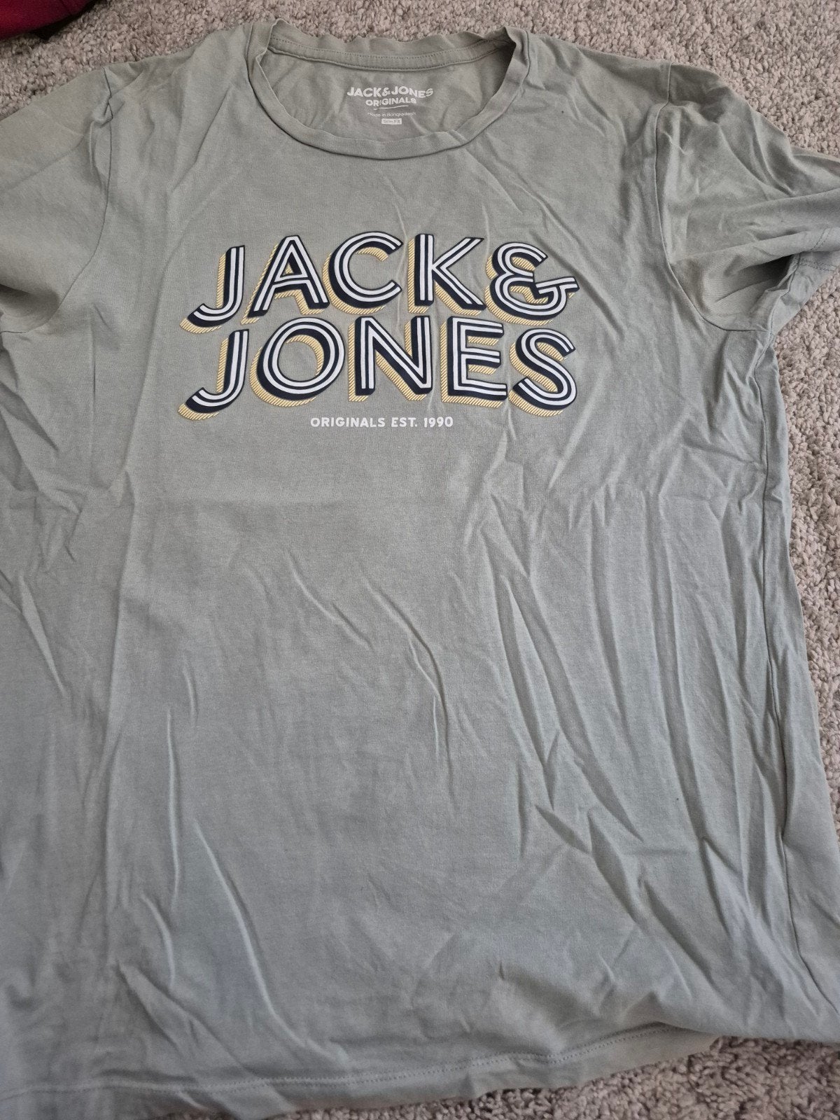 Jack & Jones Slim Fit maat S licht groenig, Kleding | Heren, T-shirts, Ophalen, Jack&Jones, Gedragen, Groen