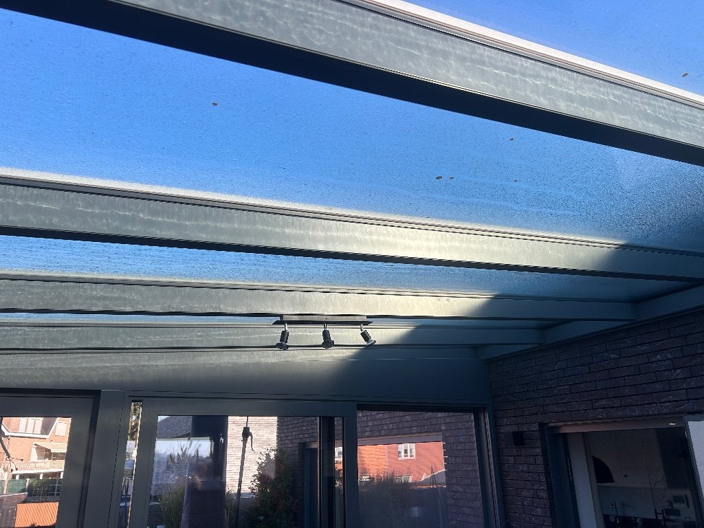 Terras overkapping, Tuin en Terras, Ophalen, Zo goed als nieuw, Veranda