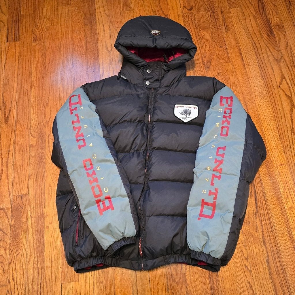 GEZOCHT: Vintage Ecko Unltd Puffer Jas (Nookie), Vêtements | Hommes, Enlèvement