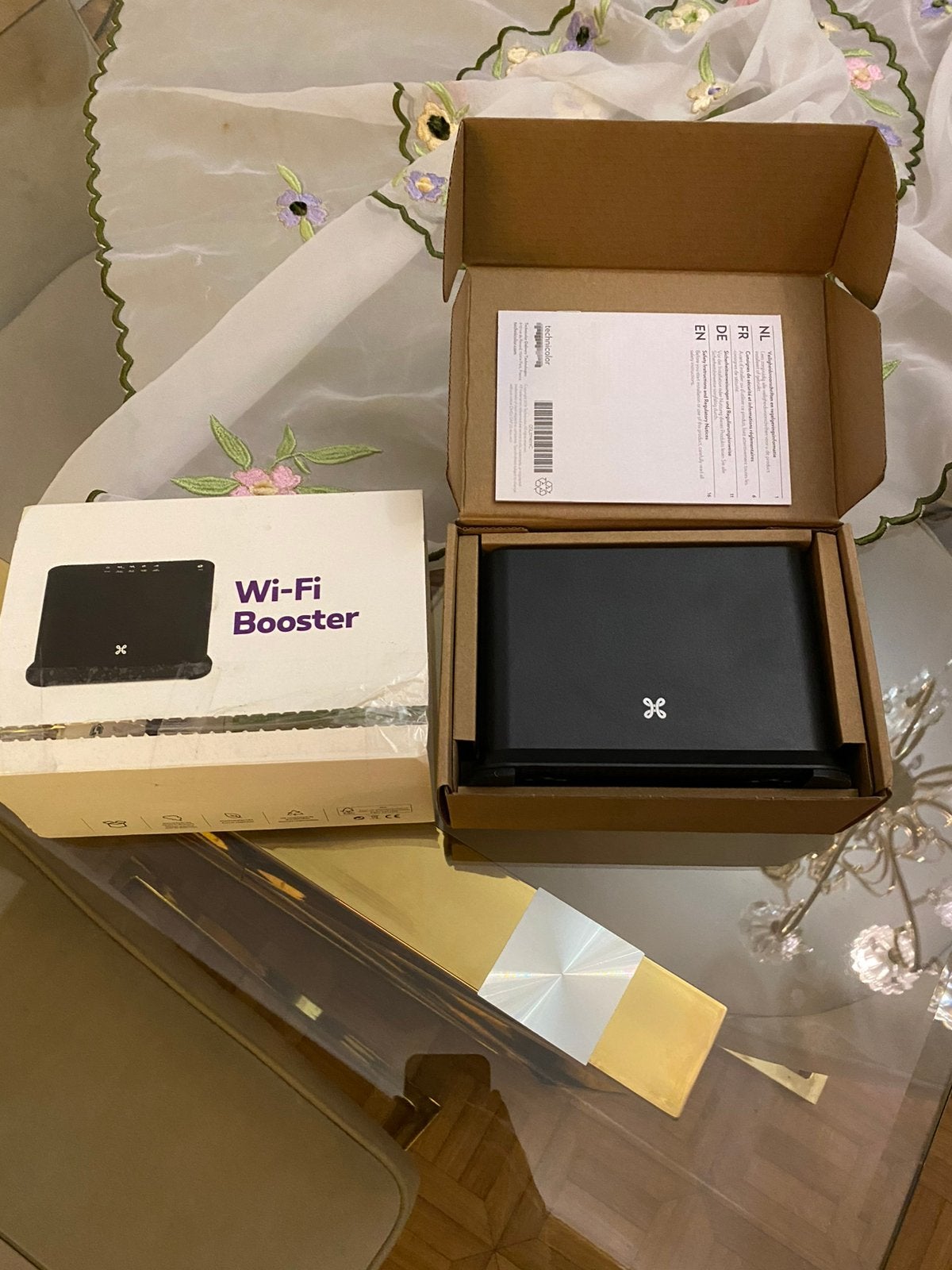 Wifi Booster V1nieuwste generatie glasvezel | Proximus, Computers en Software, WiFi-versterkers, Zo goed als nieuw, Ophalen of Verzenden
