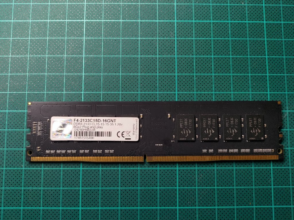 8GB RAM DDR4 2133 G.SKILL CL15-15-15-35 1.20V, Computers en Software, Ophalen, Gebruikt, DDR4, 8 GB