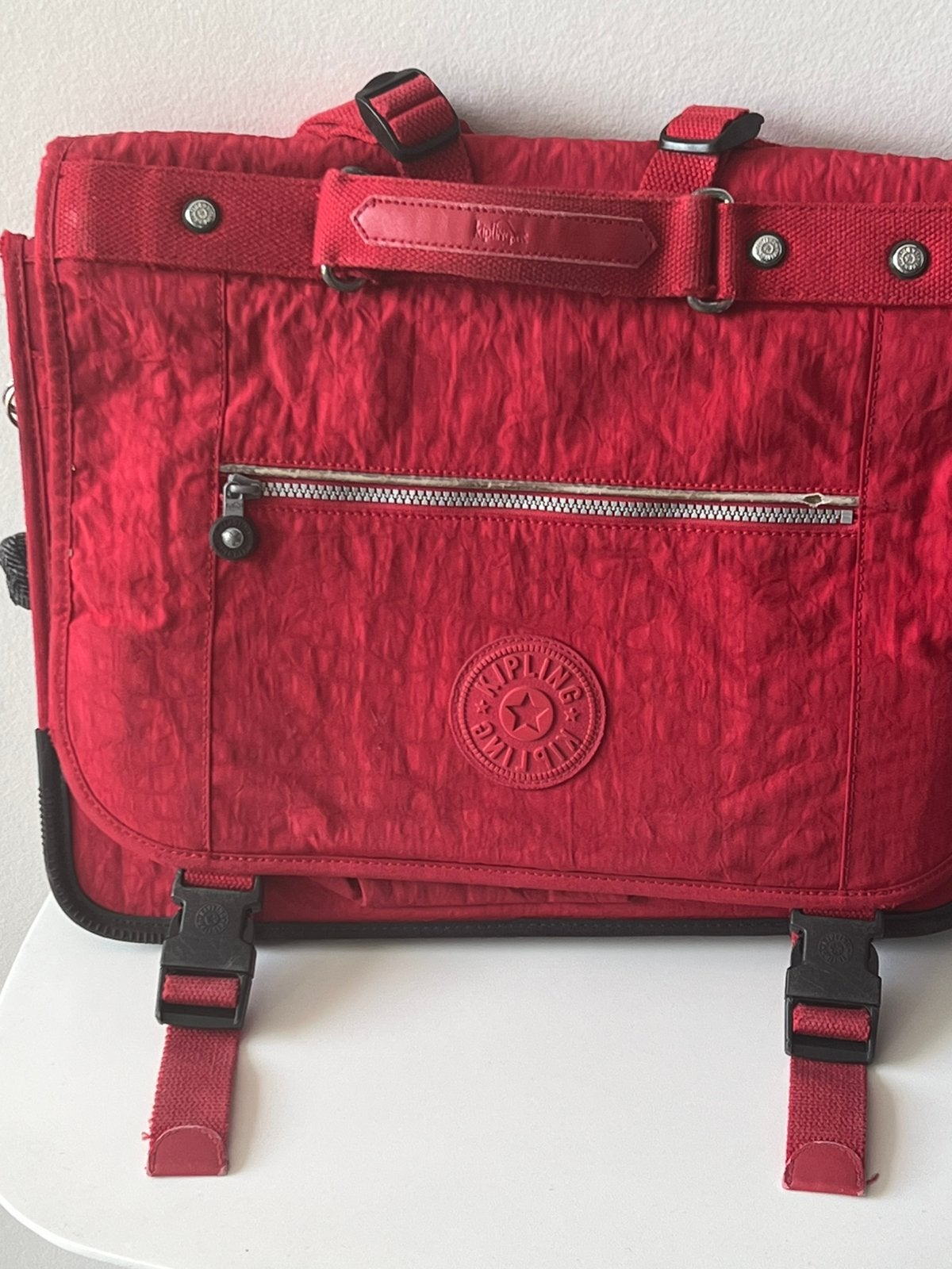 Kipling Boekentad, Ophalen, Gebruikt, Rood, Rugtas