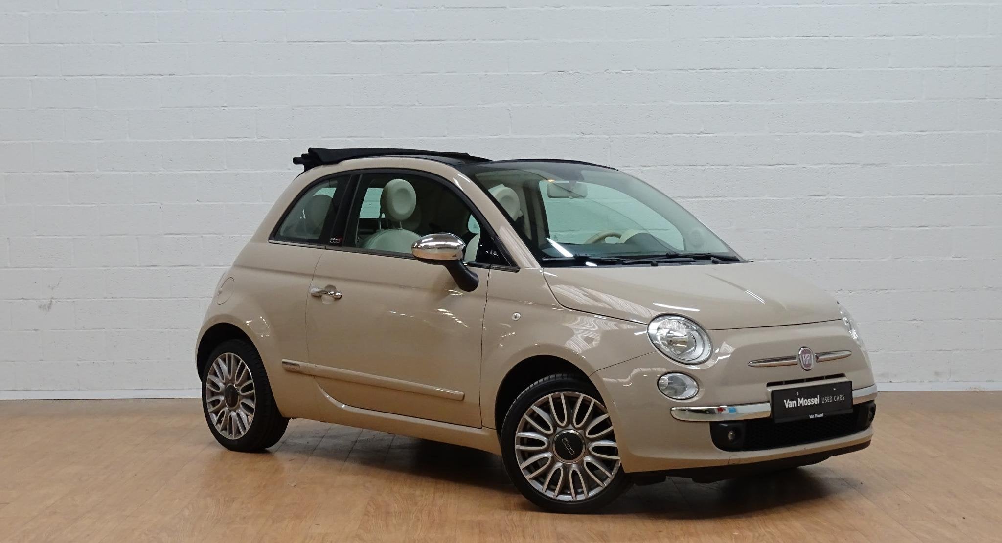 Fiat 500C 1.2 8v 51kW Lounge, Auto's, Voorwielaandrijving, Stof, Gebruikt, 4 cilinders