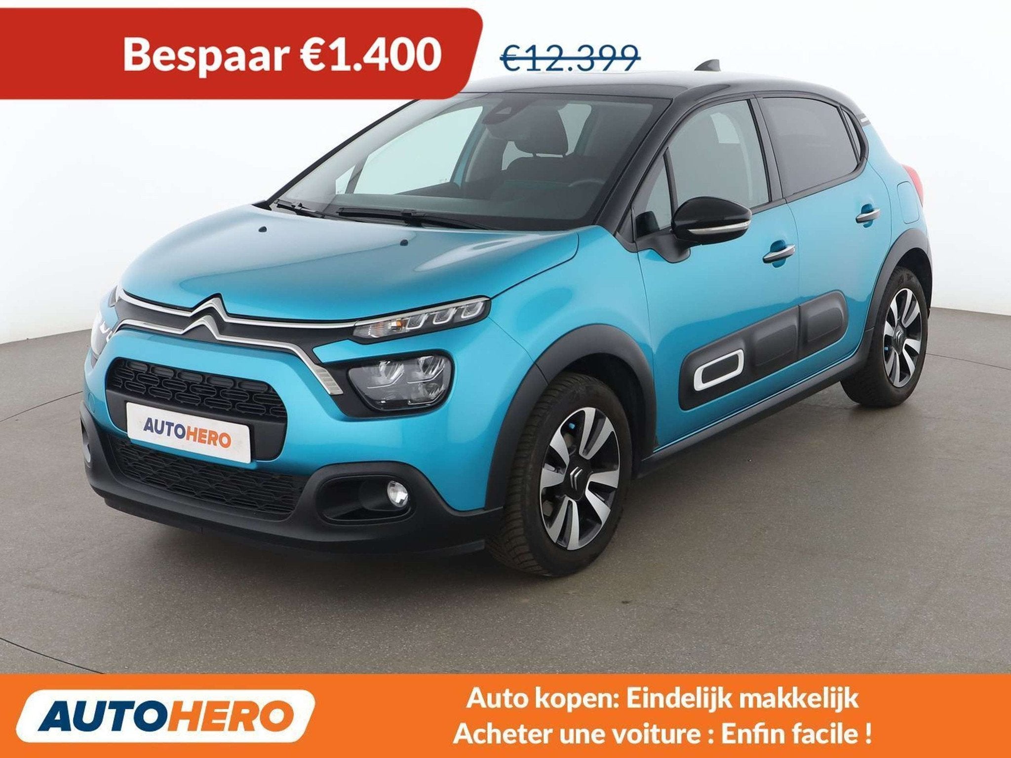 Citroën C3 1.2 PureTech Shine (bj 2023), Auto's, Citroën, Voorwielaandrijving, Stof, Gebruikt, Euro 6