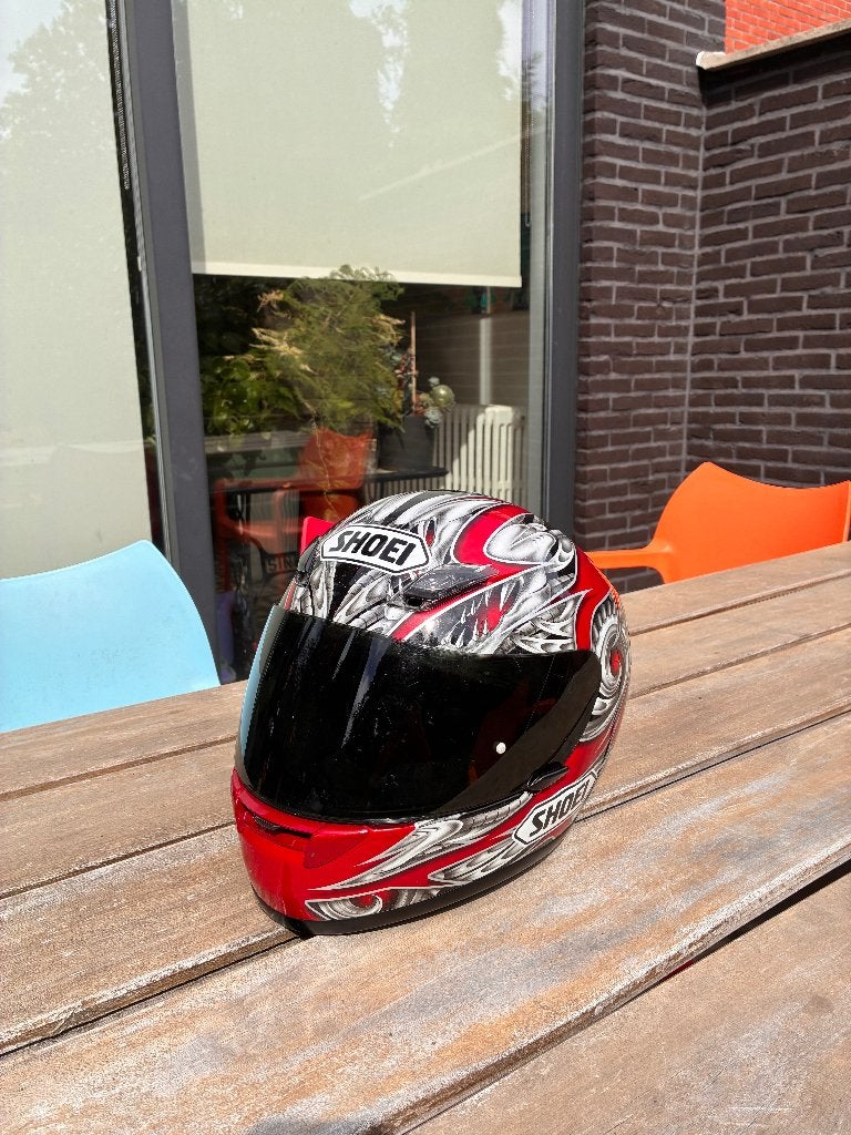 Rode Motorhelm, Motoren, Ophalen, Heren, Integraalhelm, Shoei