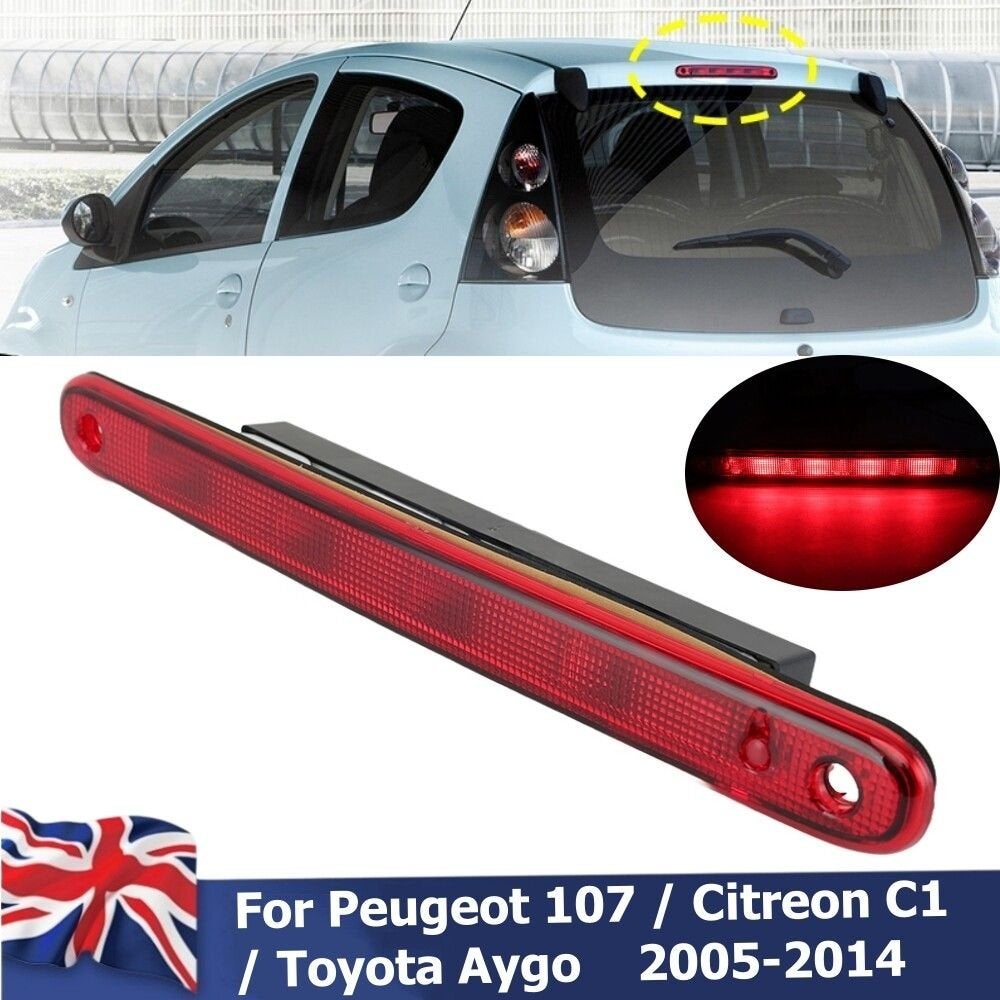 Toyota Aygo derde remlicht Peugeot 107 Citroen C1 derde reml, Neuf, -, -, -