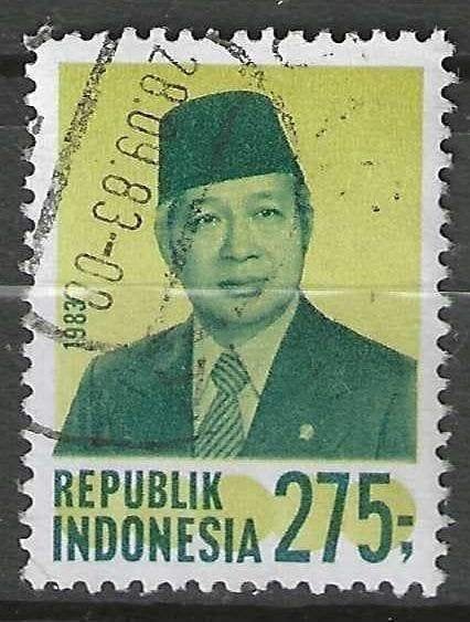 Indonésie 1983 - Yvert 1004 - Président Suharto (ST), Envoi, Affranchi