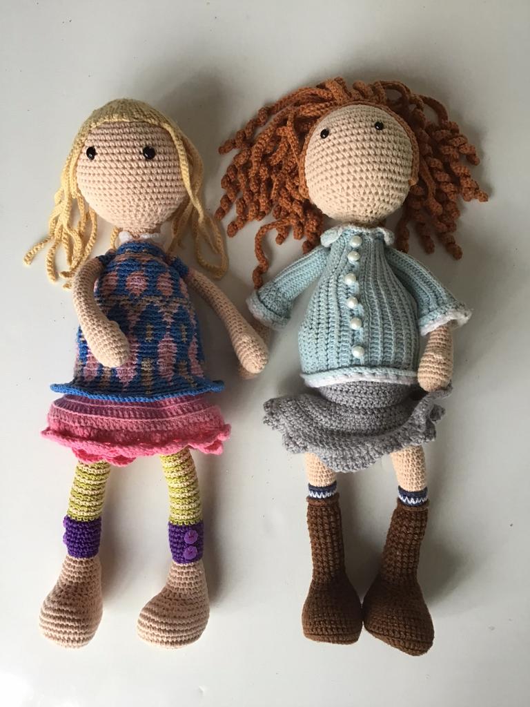 Amigurumi poppen, Ophalen of Verzenden, Zo goed als nieuw
