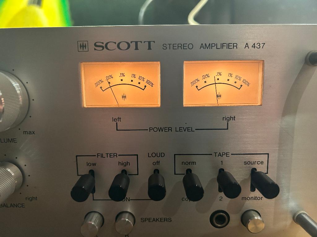SCOTT OP 437, Audio, Tv en Foto, Versterkers en Ontvangers, Ophalen, Gebruikt, Stereo, 60 tot 120 watt
