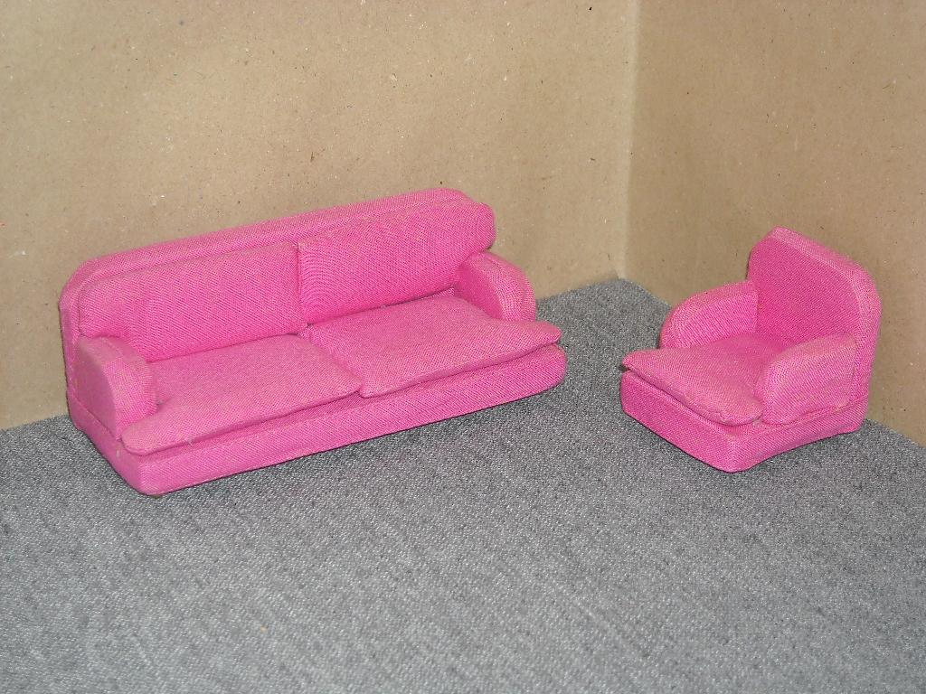 Lundby salon, Verzamelen, Poppenhuizen en Toebehoren, Ophalen of Verzenden, Gebruikt