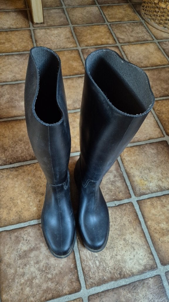 Rijlaarzen, Dieren en Toebehoren, Paardrijkleding, Ophalen, Gebruikt, Fouganza, Zwart