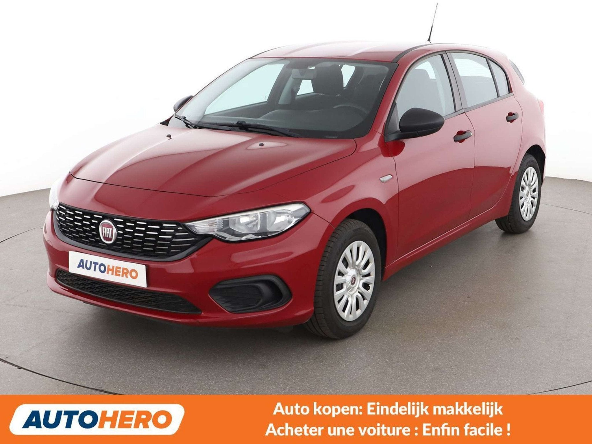 Fiat Tipo 1.4 Pop (année de construction 2017), Autos, Rouge, Achat, https://public.car-pass.be/vhr/b796e7d0-8d43-4cab-bab4-a5c76a022d65